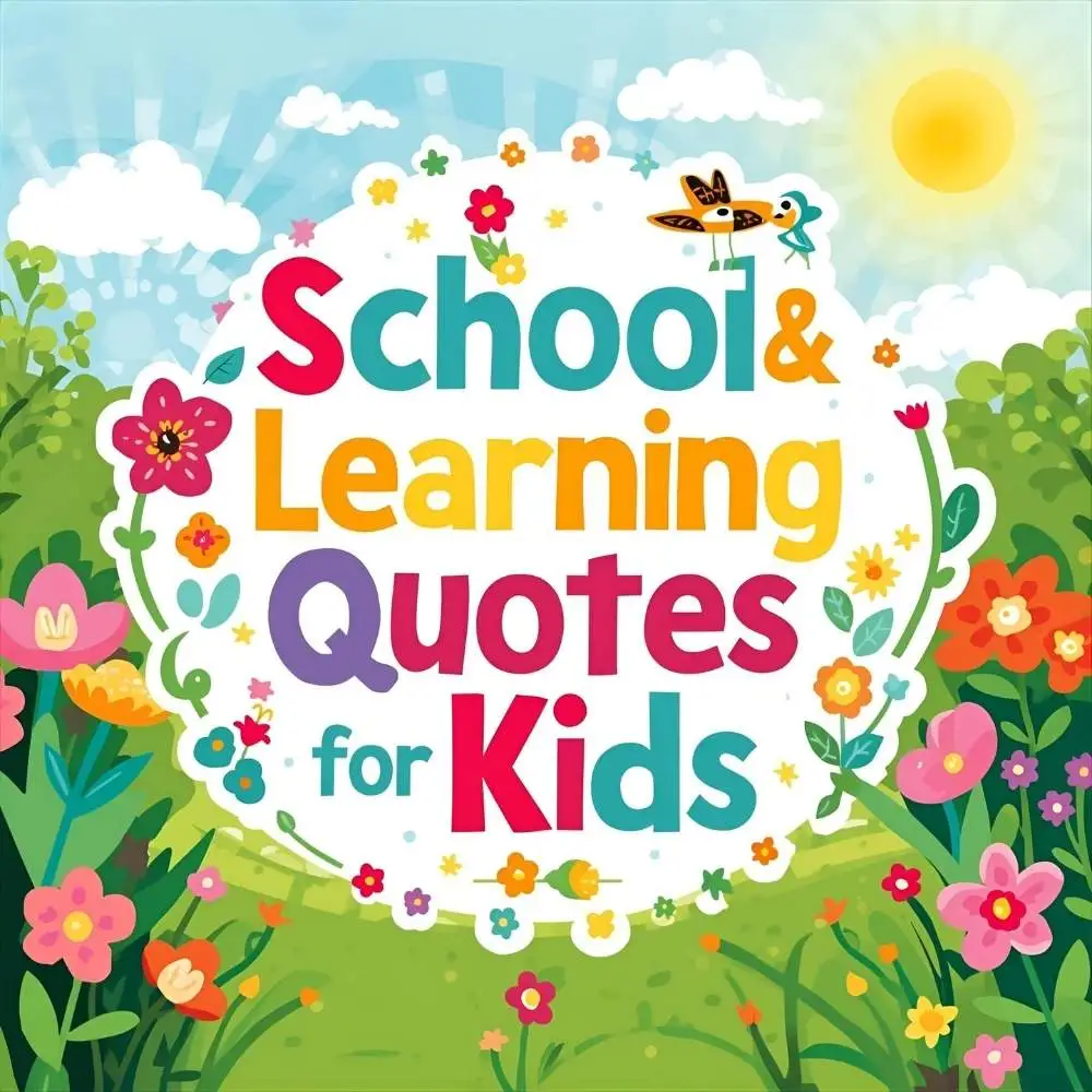 School & Learning Spring Quotes for Kids
