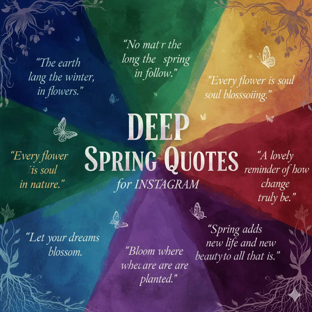 Deep Spring Quotes for Instagram