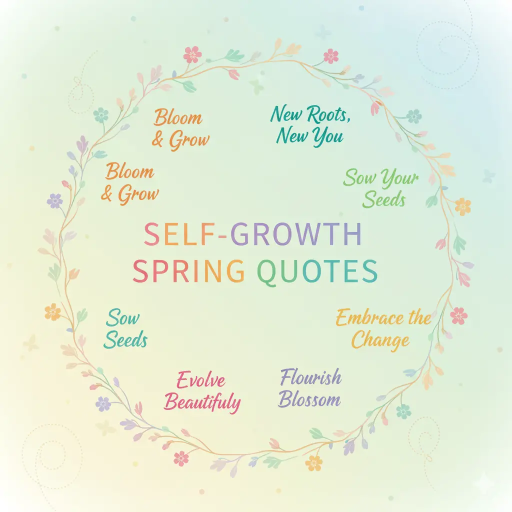 Self-Growth Spring Quotes