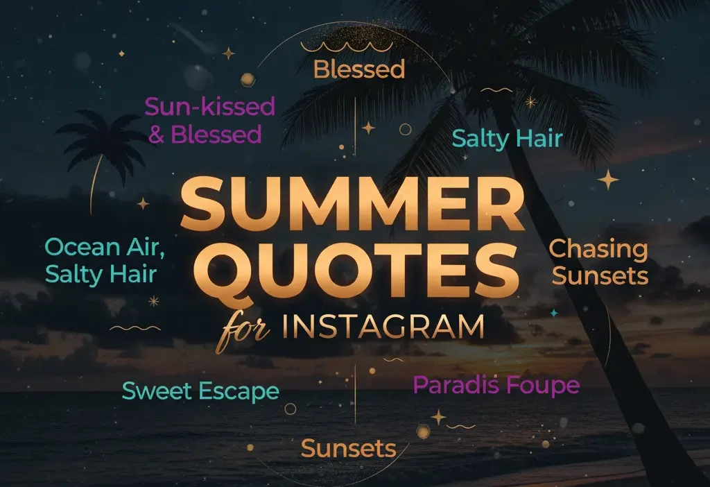 Summer Quotes for Instagram