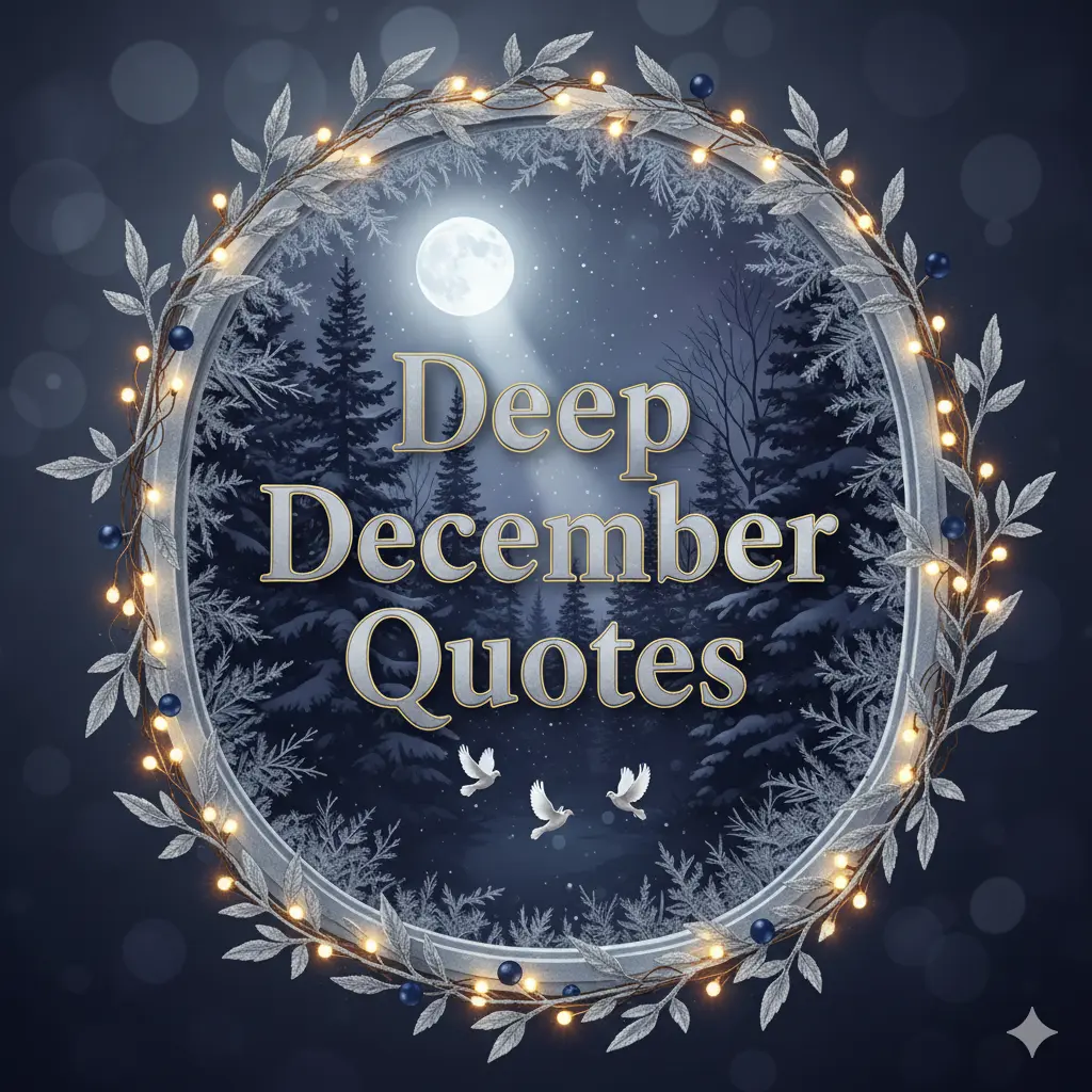 Deep December Quotes