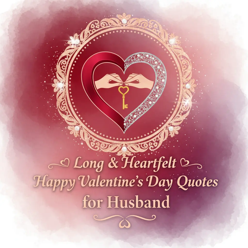Long & Heartfelt Happy Valentine’s Day Quotes for Husband