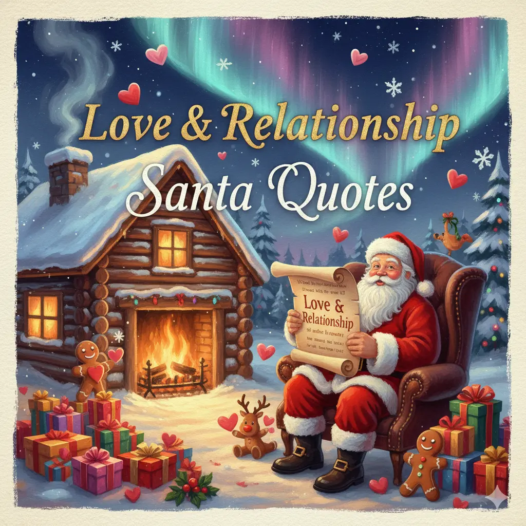 Love & Relationship Santa Quotes