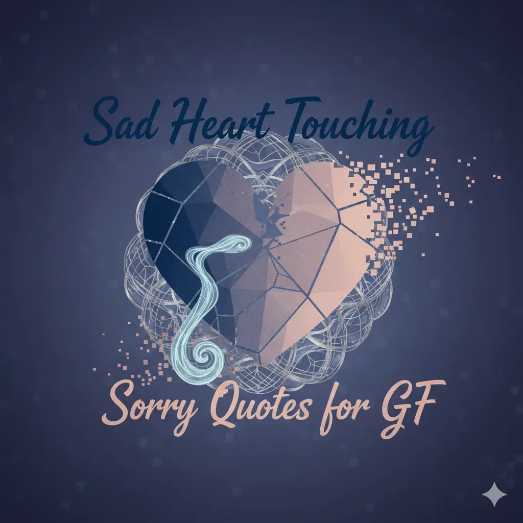 Sad Heart Touching Sorry Quotes for GF