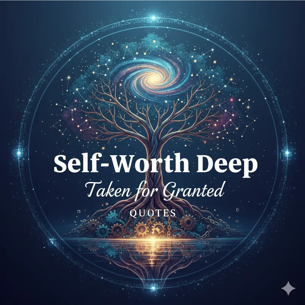 Self-Worth Deep Taken for Granted Quotes