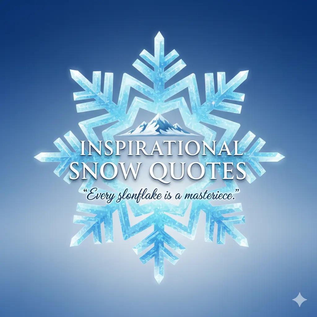 Inspirational Snow Quotes