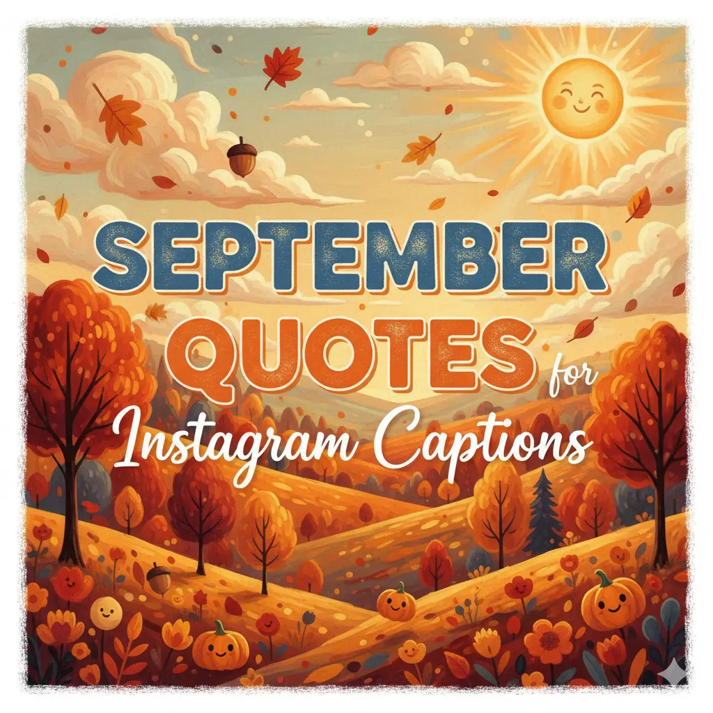 September Quotes for Instagram Captions