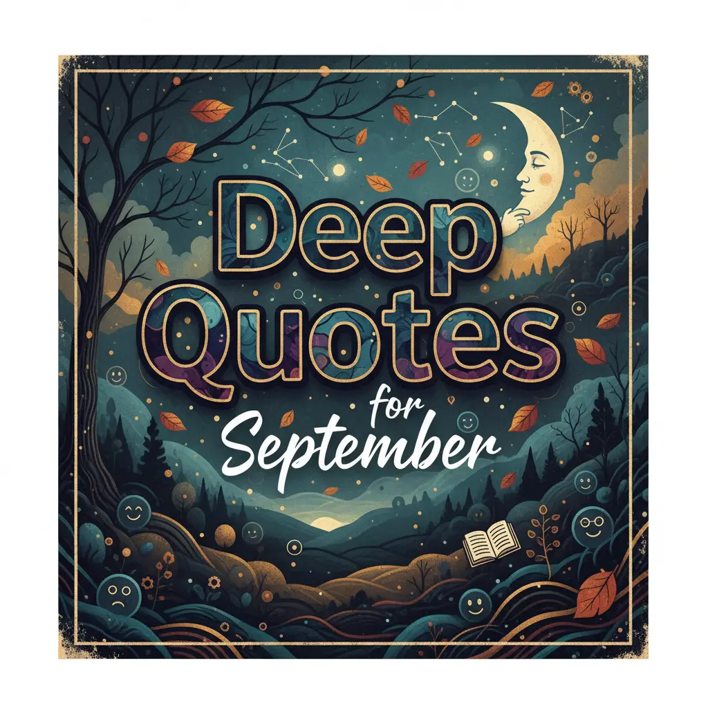 Deep Quotes for September