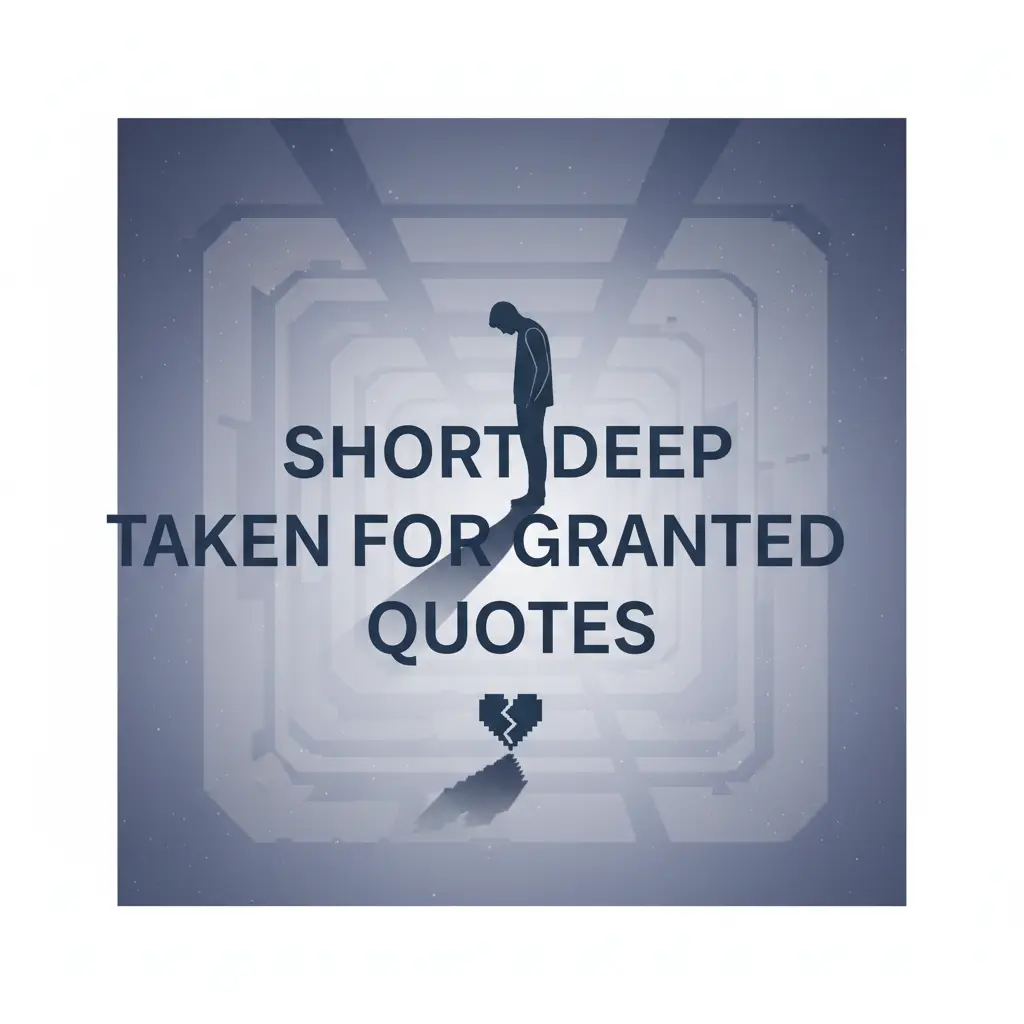 Short Deep Taken for Granted Quotes