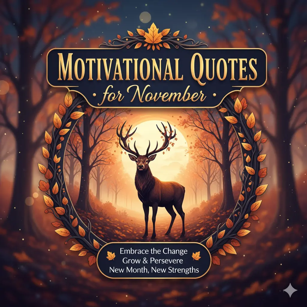 Motivational Quotes for November