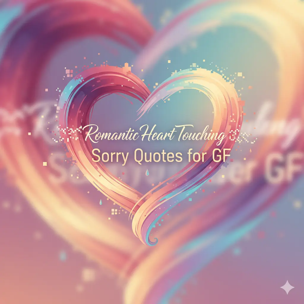 Romantic Heart Touching Sorry Quotes for GF
