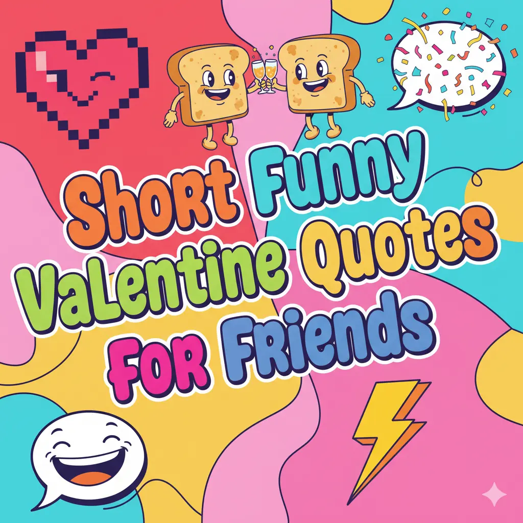 Short Funny Valentine Quotes for Friends