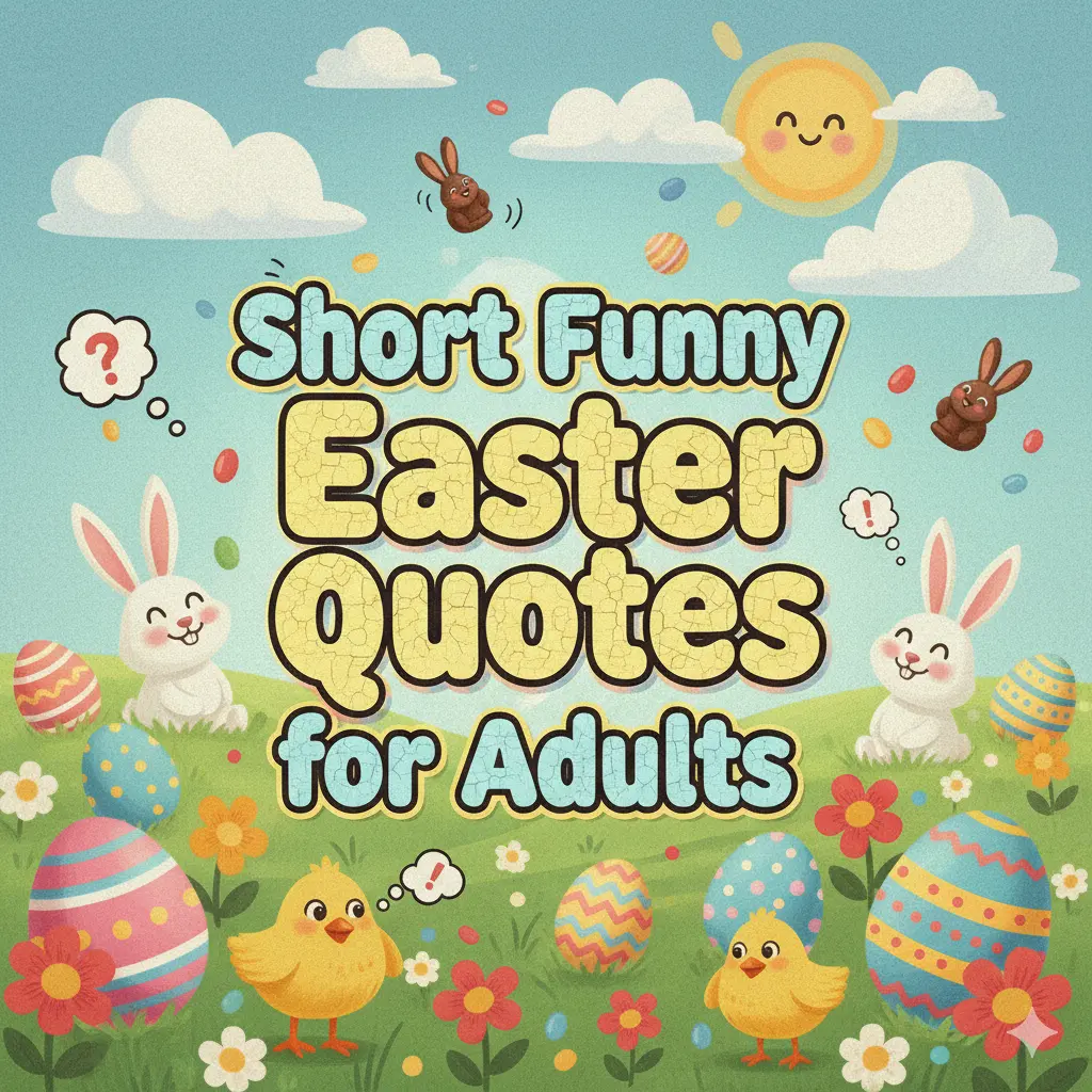 Short Funny Easter Quotes for Adults