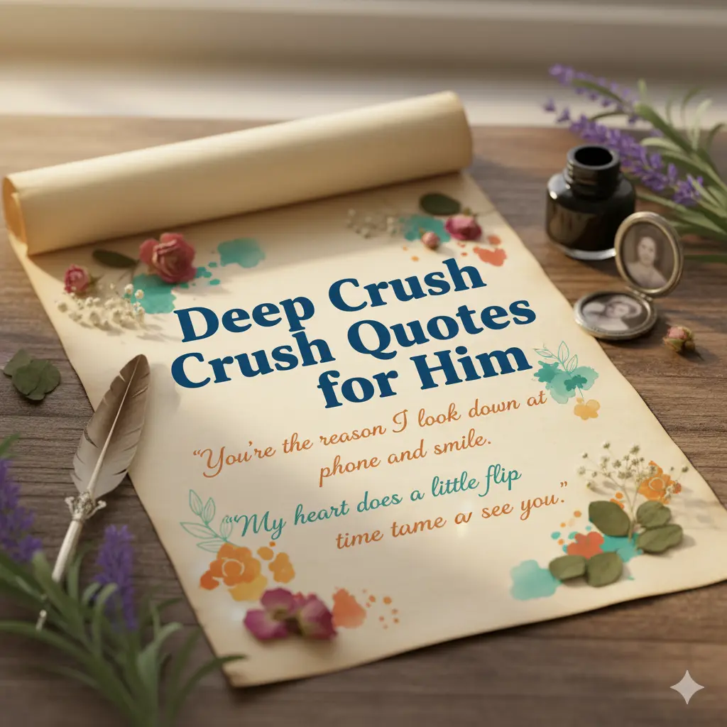 Deep Crush Quotes for Him