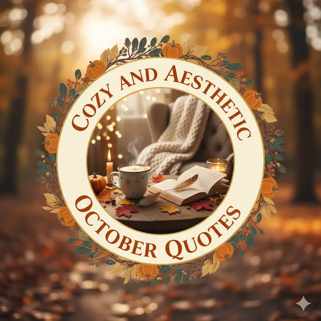 Cozy and Aesthetic October Quotes