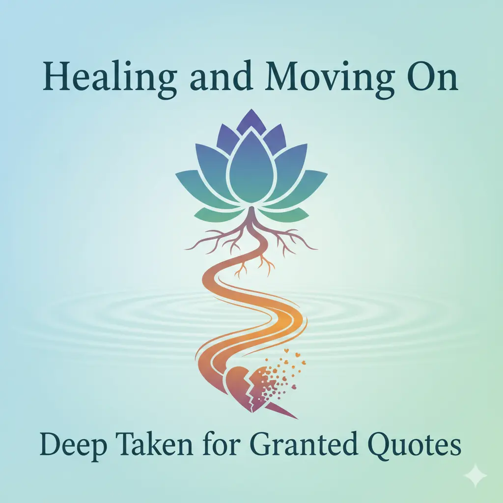 Healing and Moving On Deep Taken for Granted Quotes