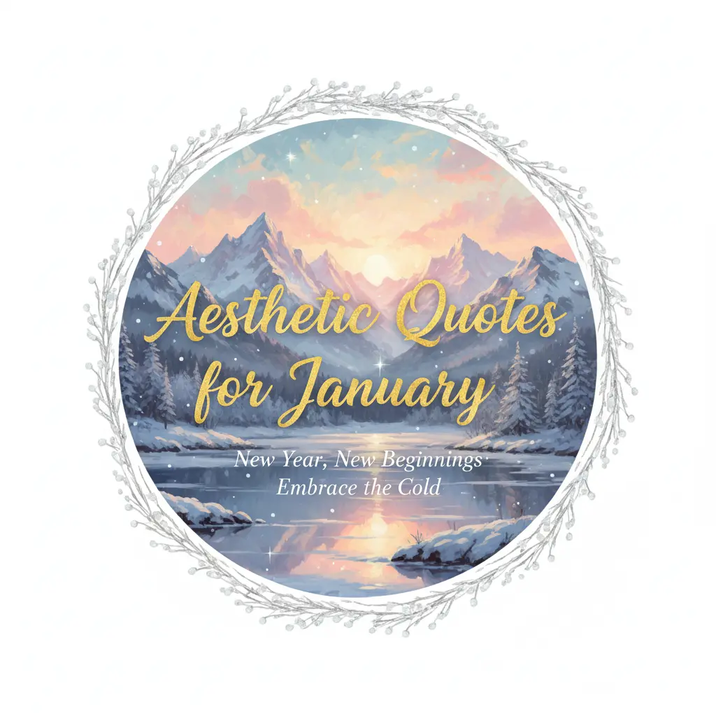 Aesthetic Quotes for January