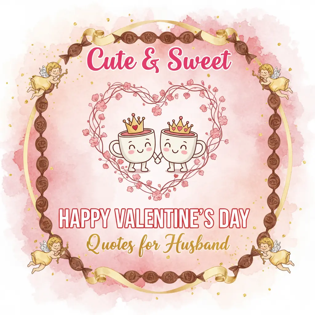Cute & Sweet Happy Valentine’s Day Quotes for Husband
