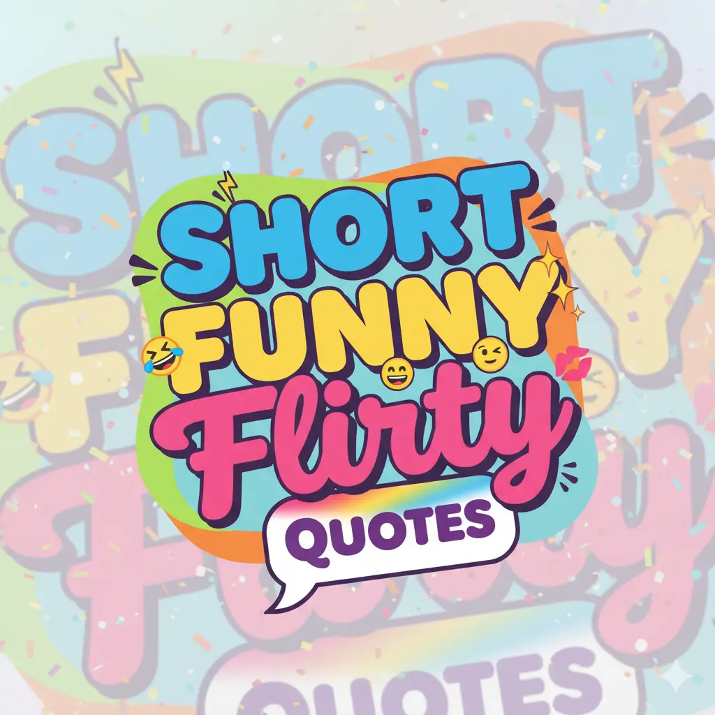 Short Funny Flirty Quotes