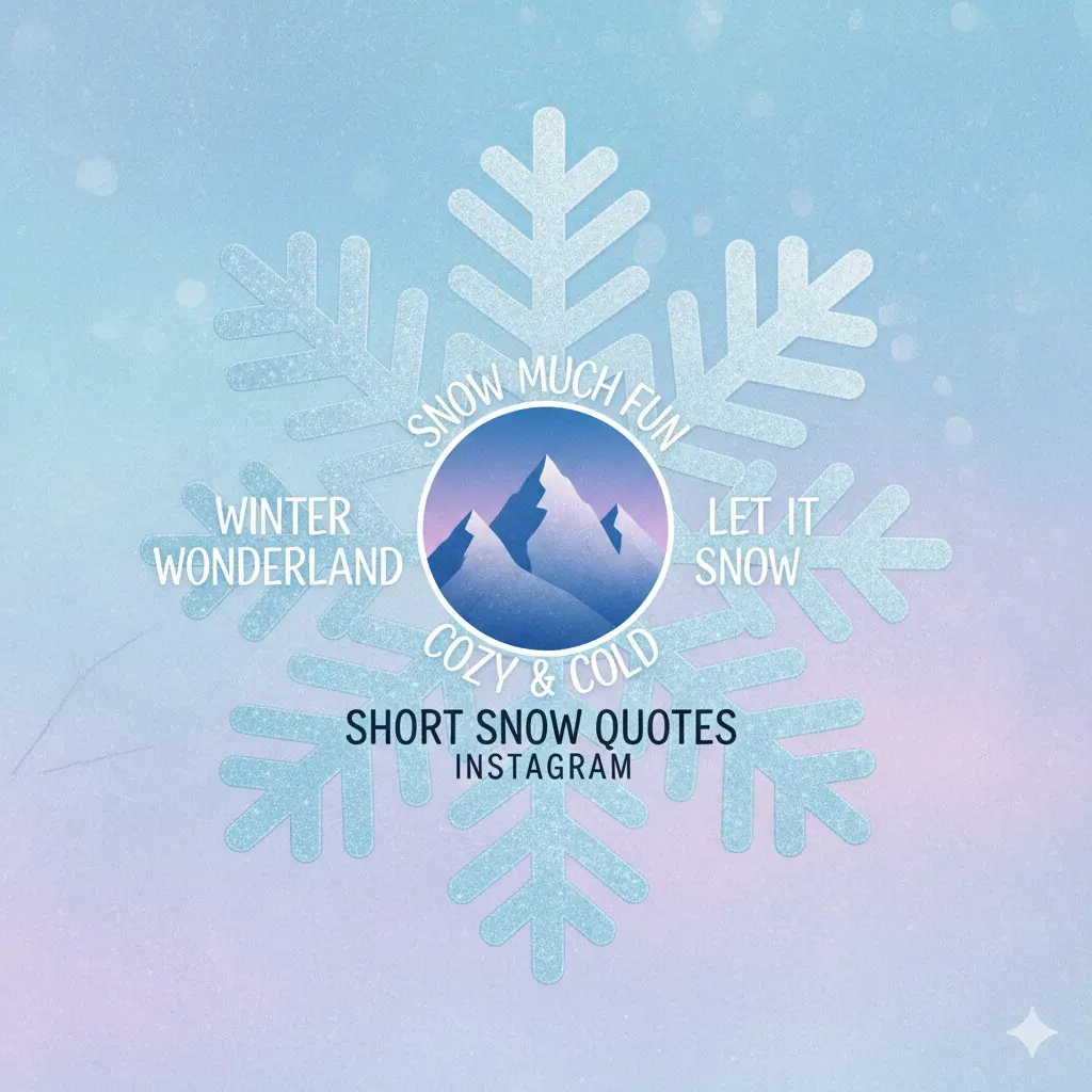 Short Snow Quotes for Instagram
