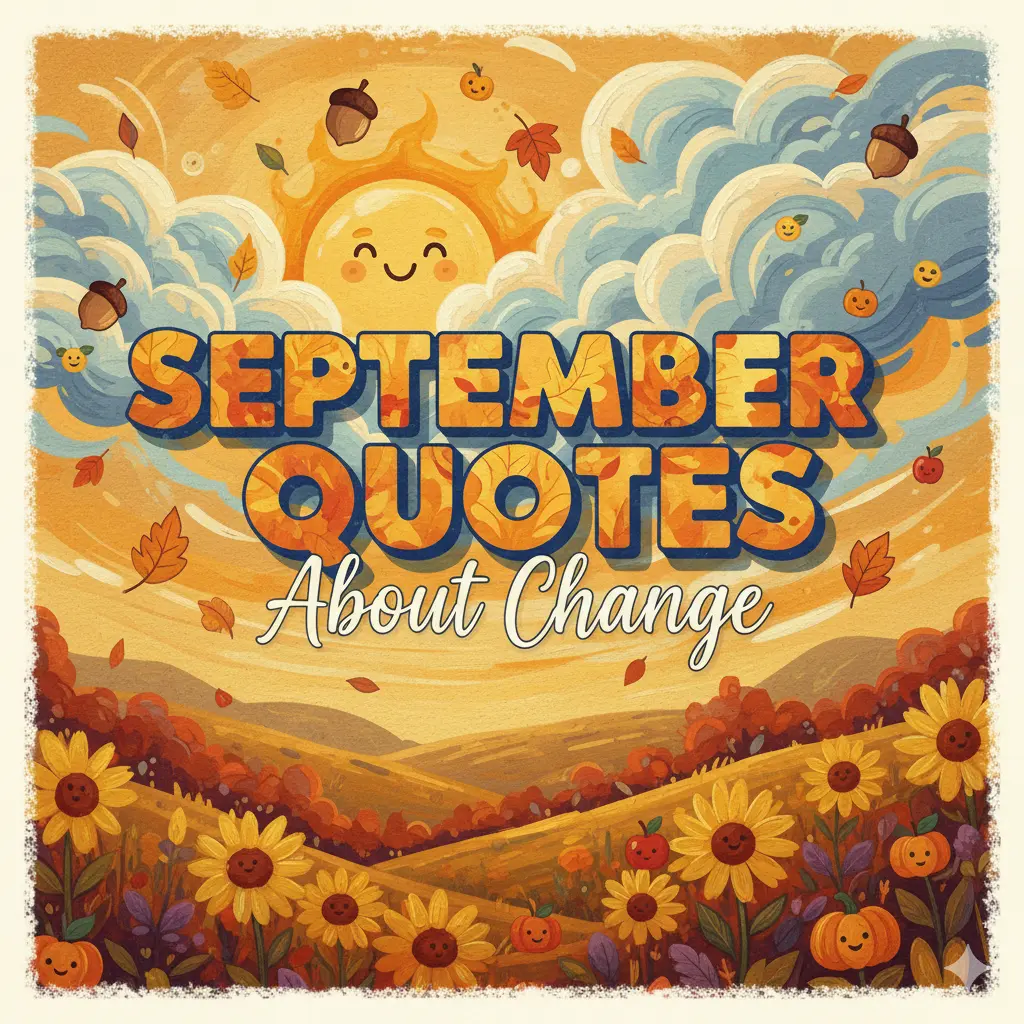 September Quotes About Change