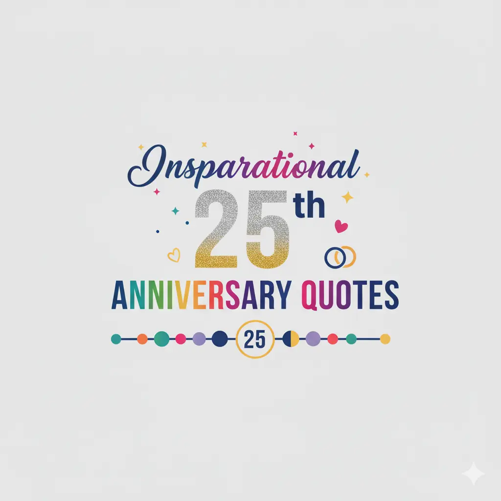 Inspirational 25th Anniversary Quotes
