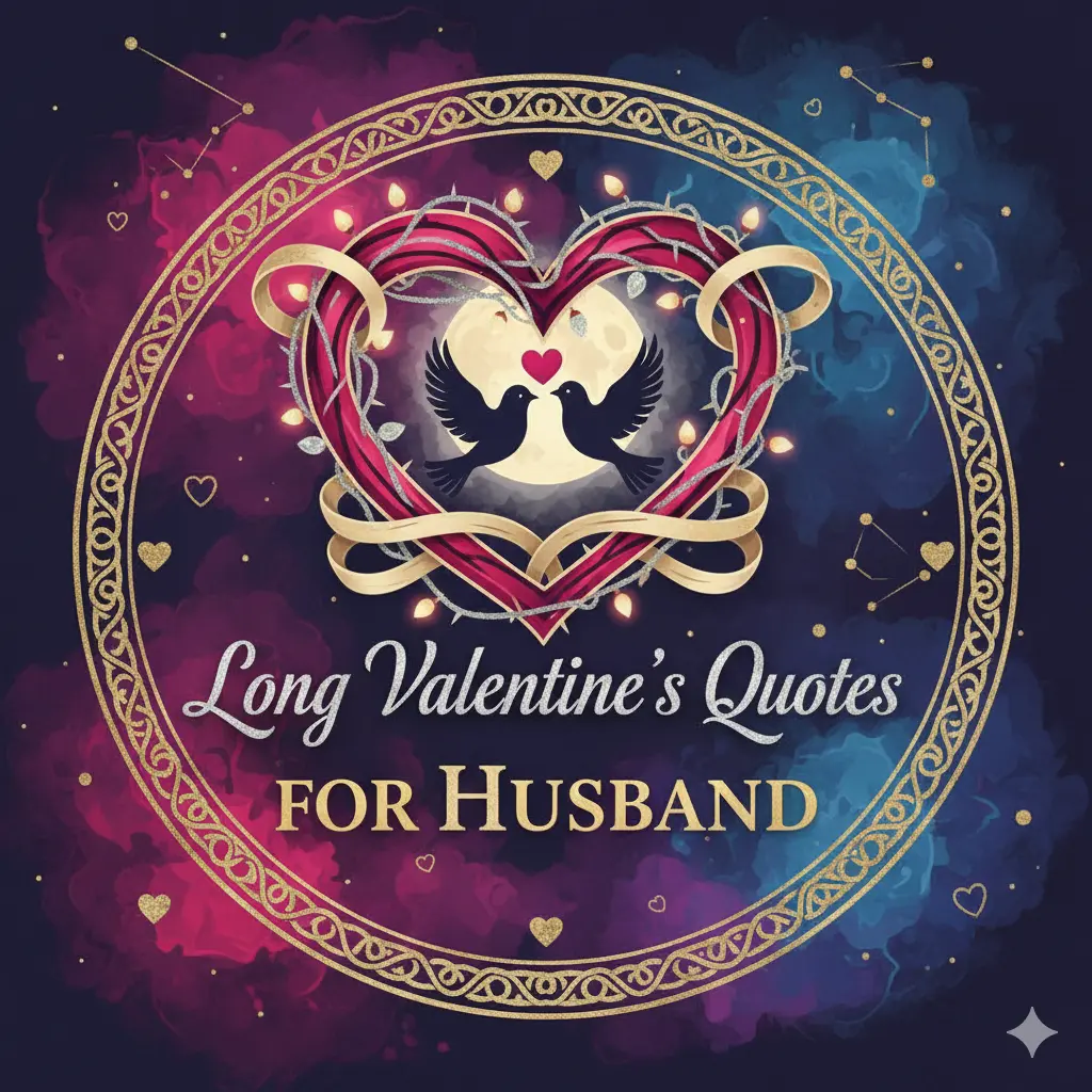 Long Valentine’s Quotes for Husband