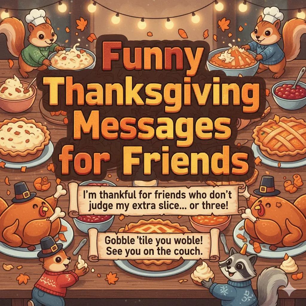 Funny Thanksgiving Messages for Friends
