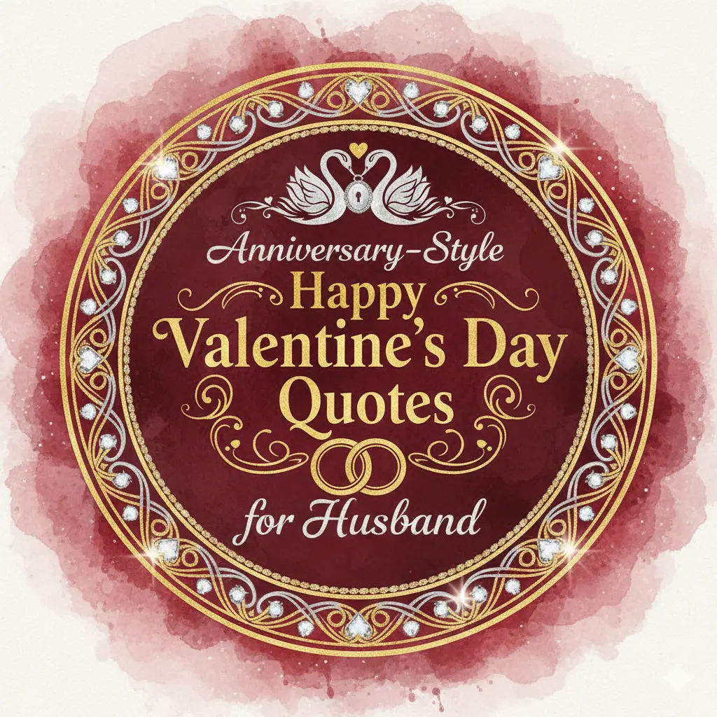 Anniversary-Style Happy Valentine’s Day Quotes for Husband