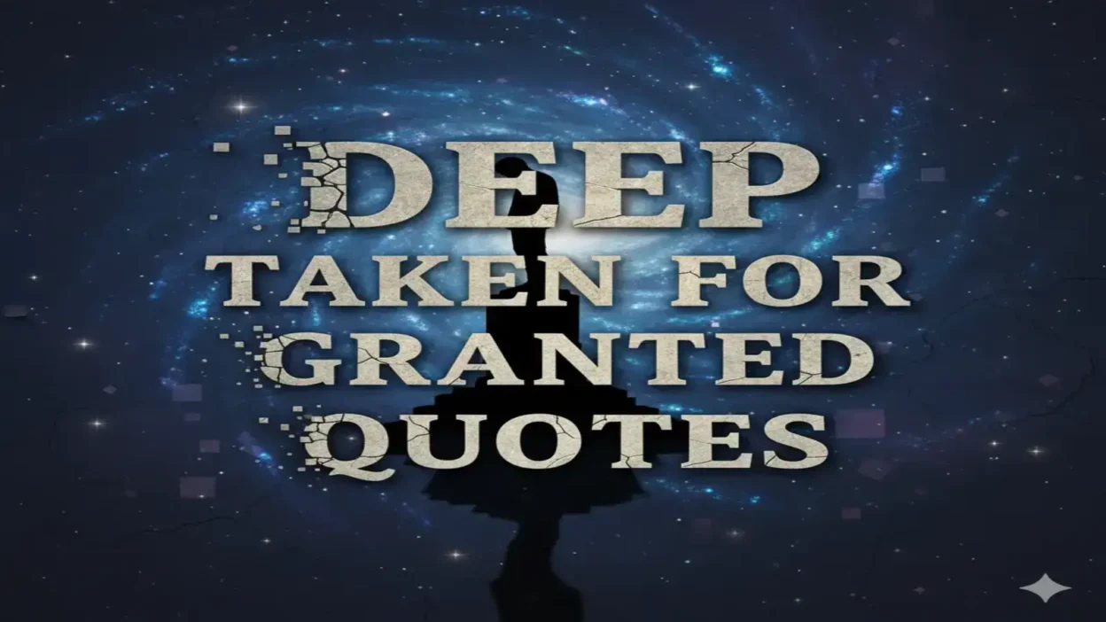 Deep Taken for Granted Quotes