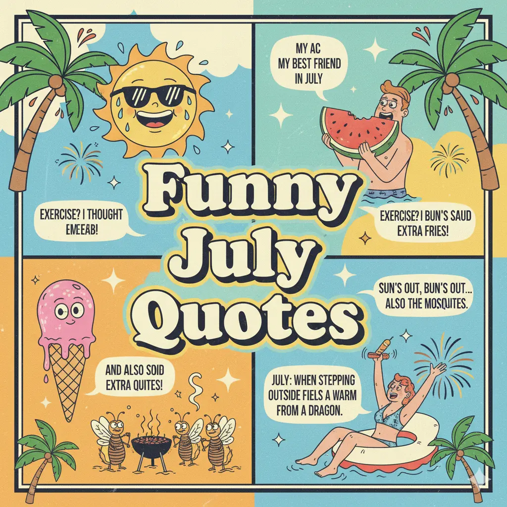 Funny July Quotes