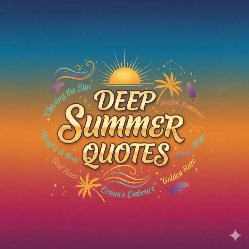 Deep Summer Quotes