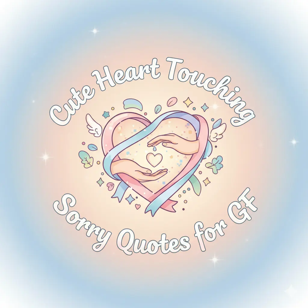 Cute Heart Touching Sorry Quotes for GF