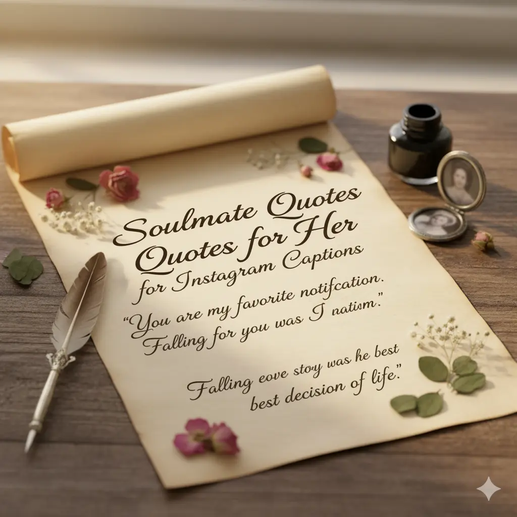 Soulmate Quotes for Her for Instagram Captions