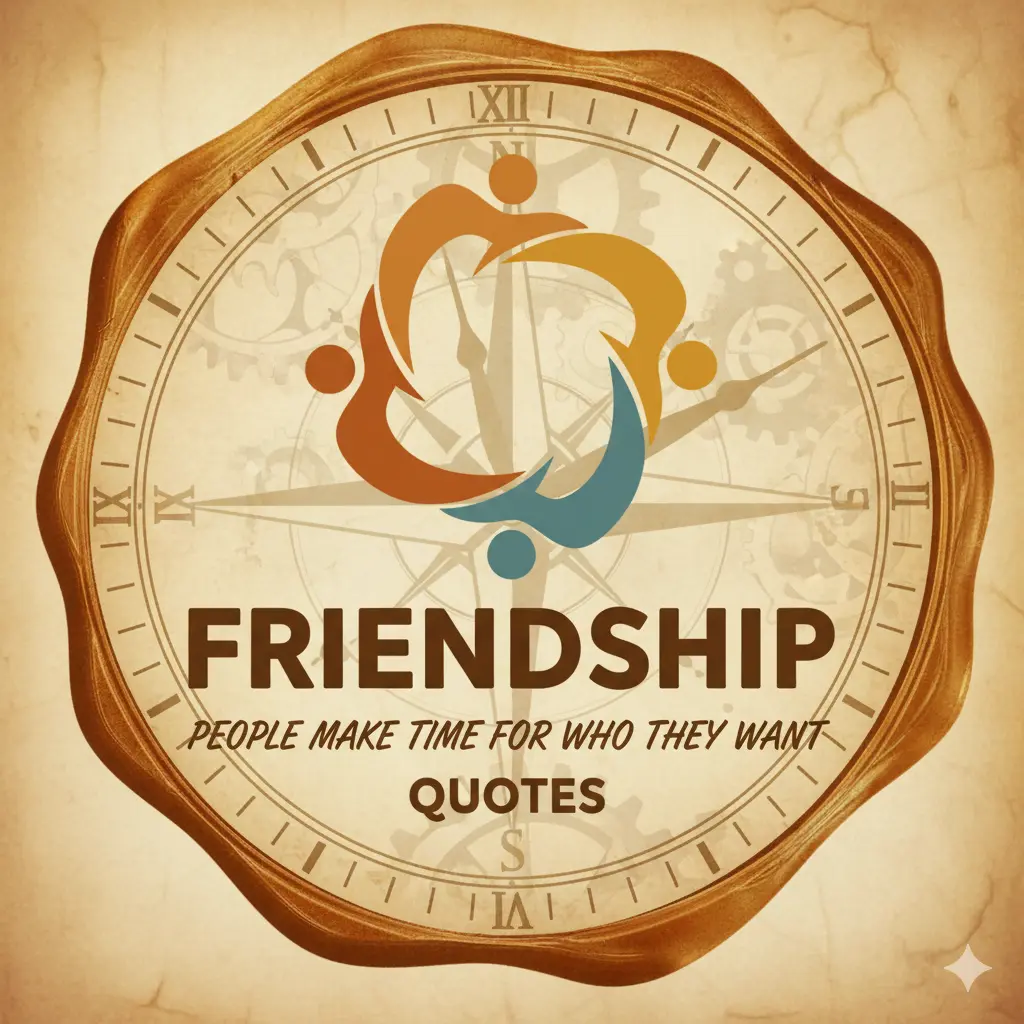 Friendship People Make Time for Who They Want Quotes