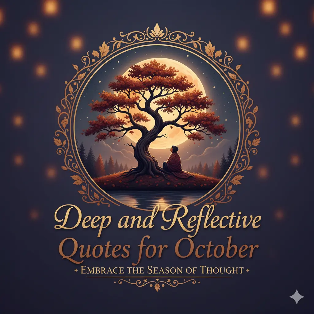 Deep and Reflective Quotes for October