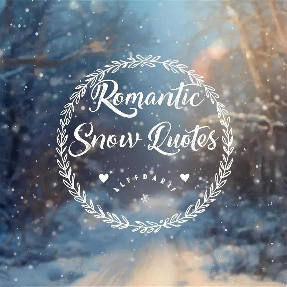 Romantic Snow Quotes for Instagram