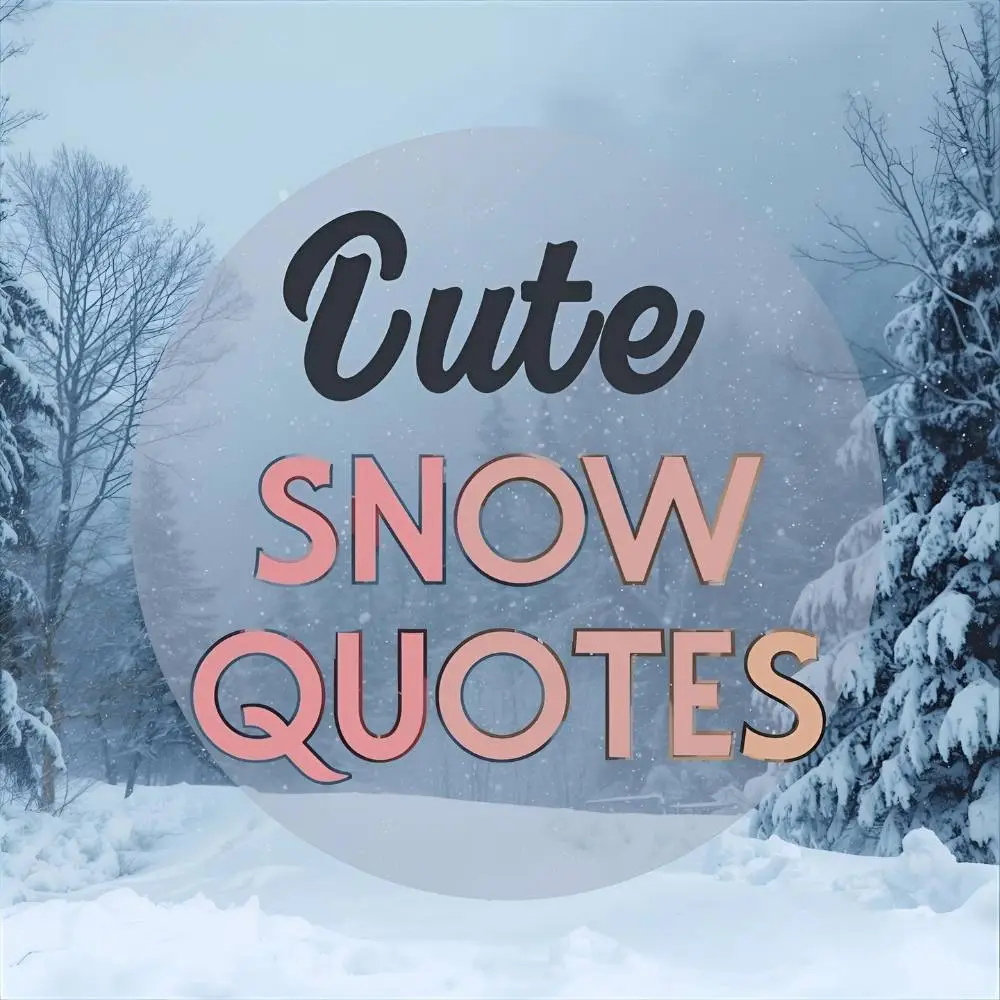 Cute Snow Quotes for Instagram