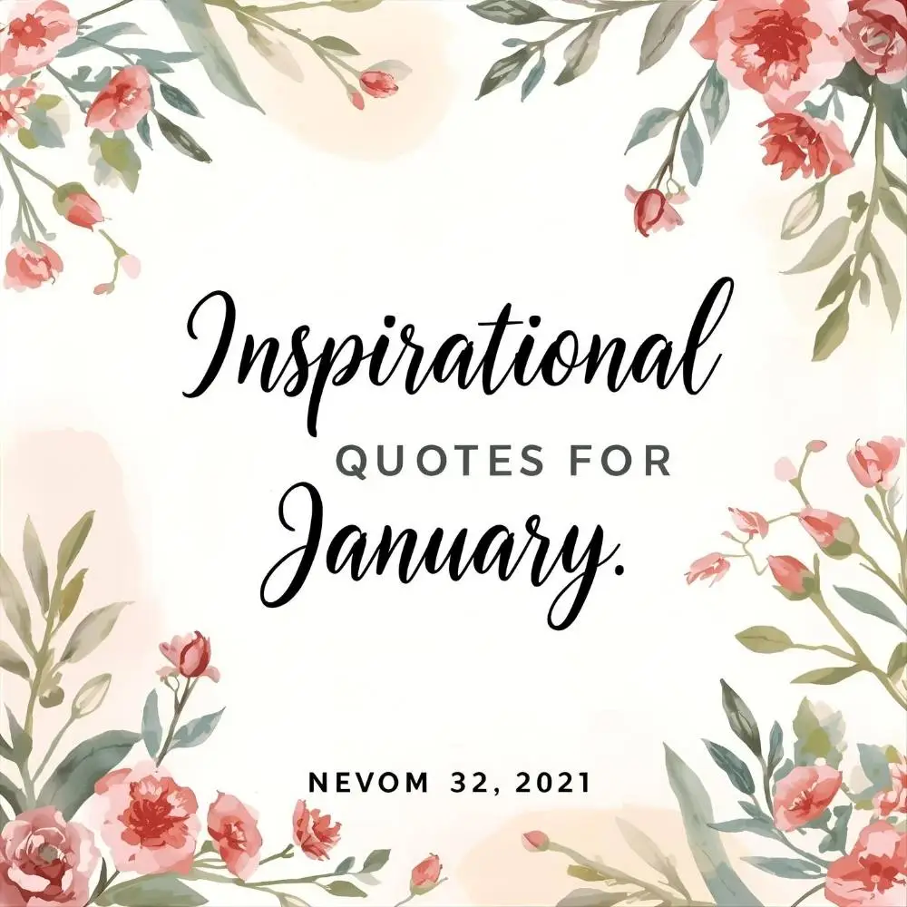 Inspirational Quotes for January