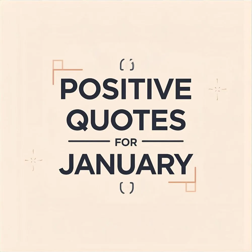 Positive Quotes for January