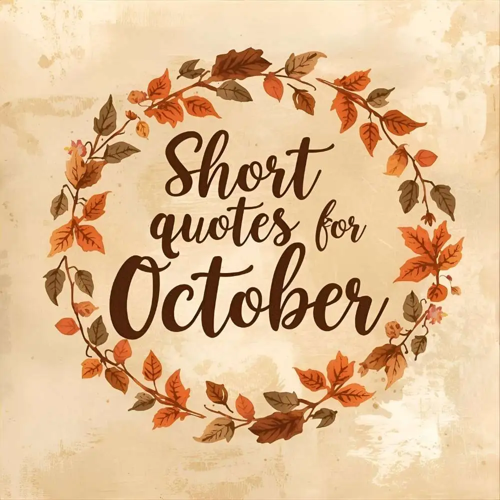Short Quotes for October