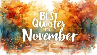 Best Quotes for November