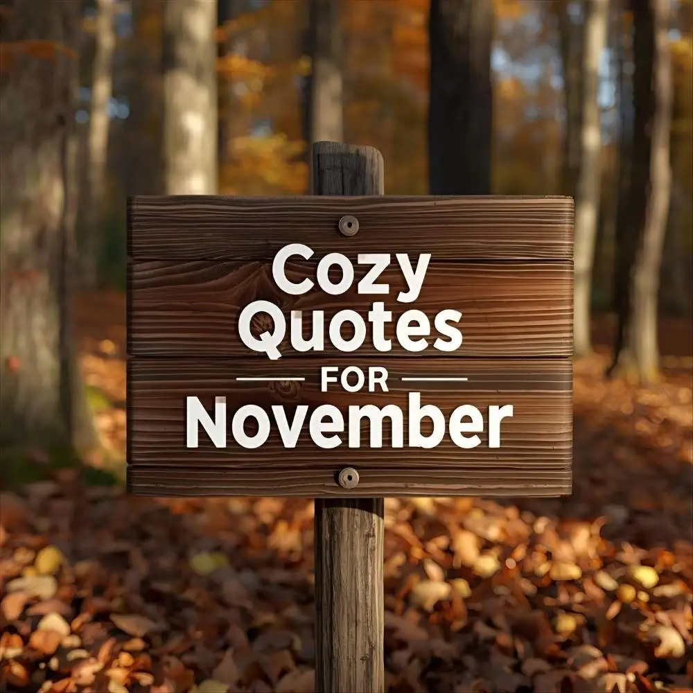 Cozy Quotes for November