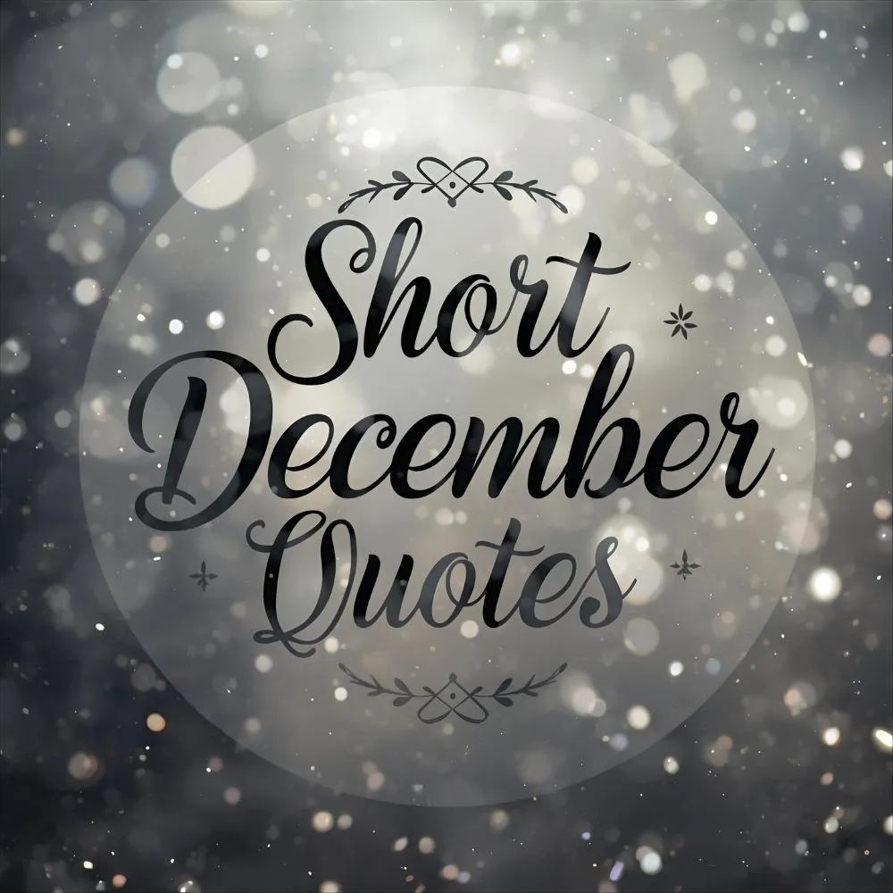 Short December Quotes