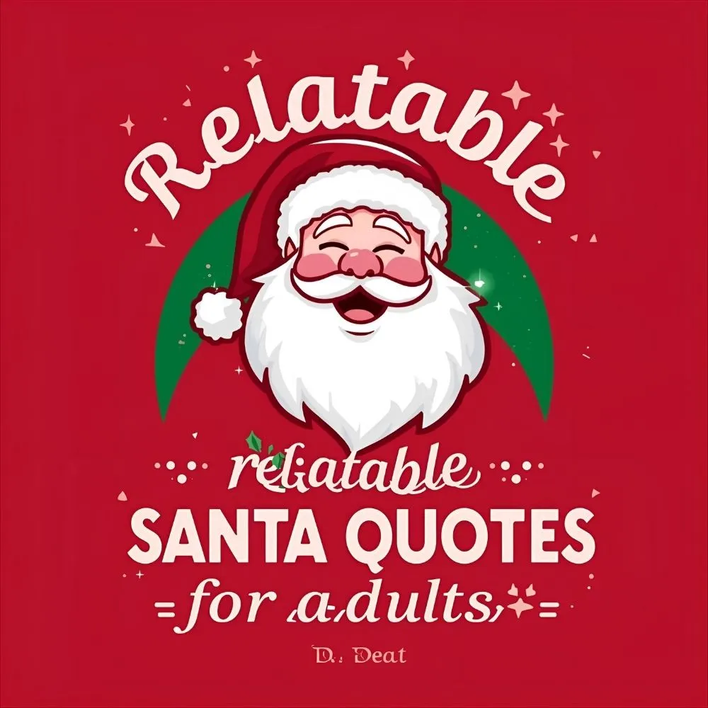 Relatable Santa Quotes for Adults
