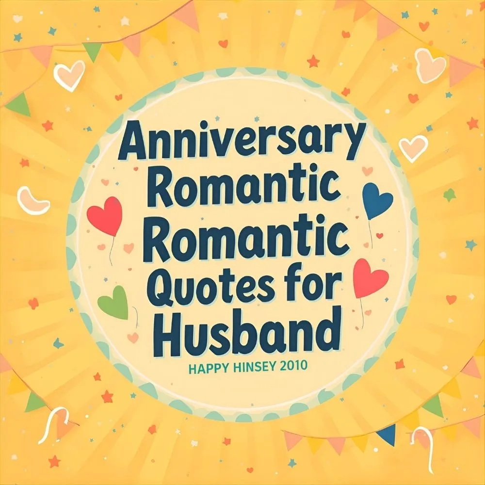 Anniversary Romantic Quotes for Husband