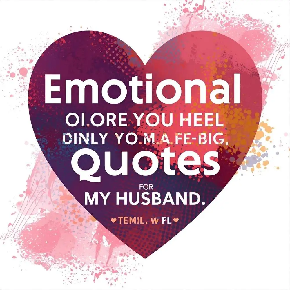 Emotional Love Quotes for My Husband