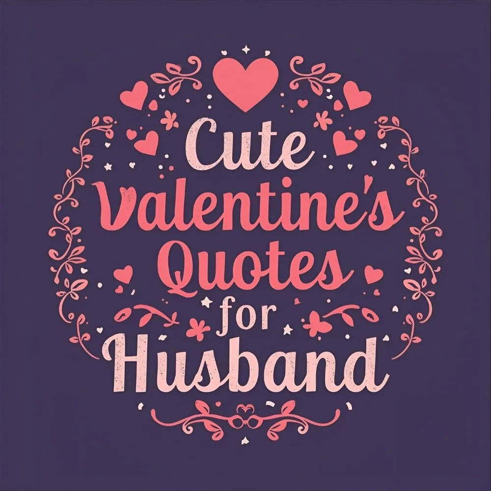 Cute Valentine’s Quotes for Husband