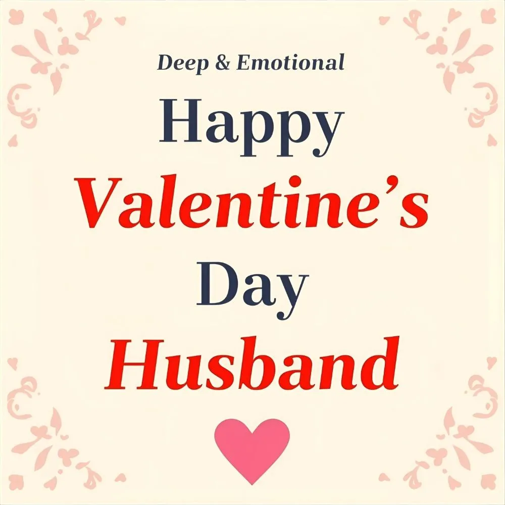 Deep & Emotional Happy Valentine’s Day Quotes for Husband