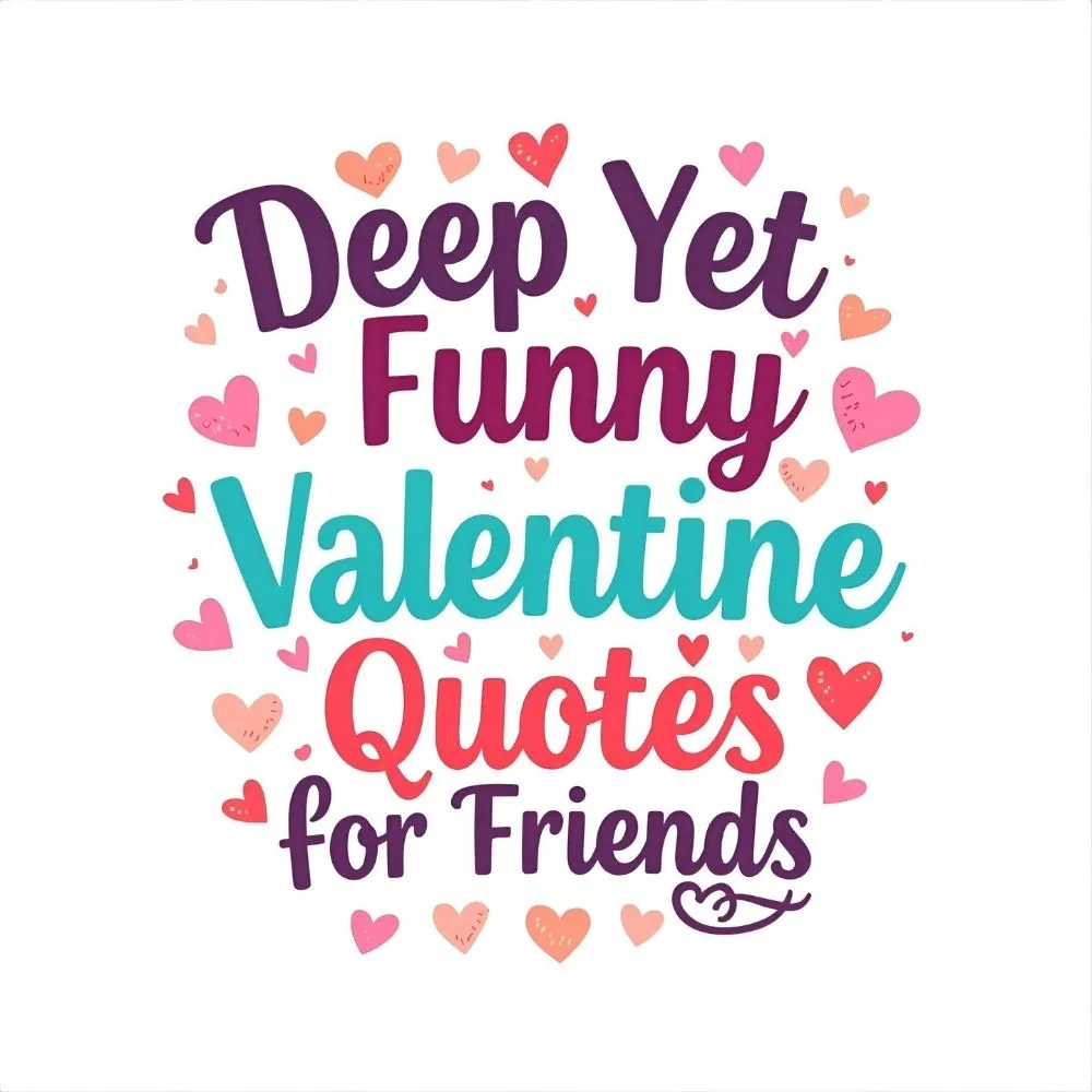 Deep Yet Funny Valentine Quotes for Friends